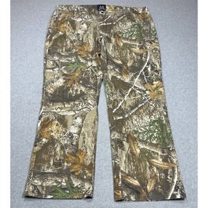 Real Tree 5 Pocket Pants Mens Extra Large (40x30) Camo Stretch Waist Hunting
